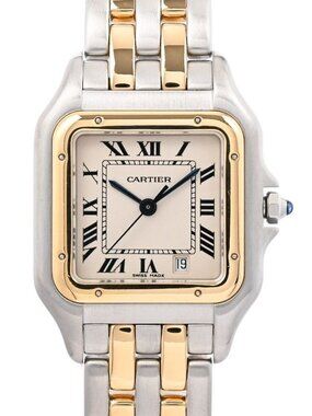 Cartier Hosuke Must Vande LM Quartz Yellow Dial Watch Cartier Tank Must De Cartier w/ main image 2